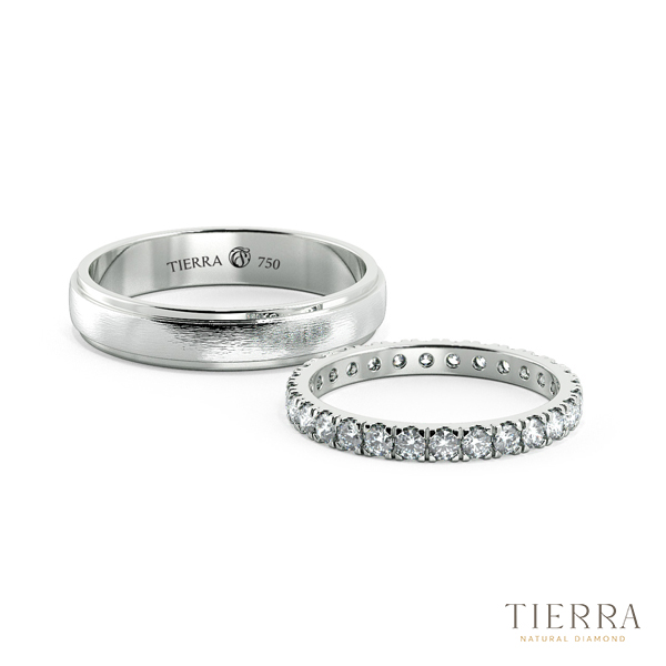 Mẫu nhẫn kim cương Eternity rất được ưa chuộng để làm nhẫn kỷ niệm